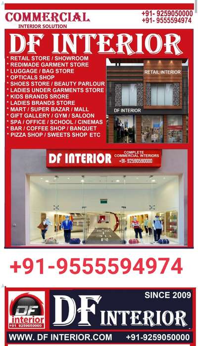 commercial interior design execution Turnkey projects Solutions
