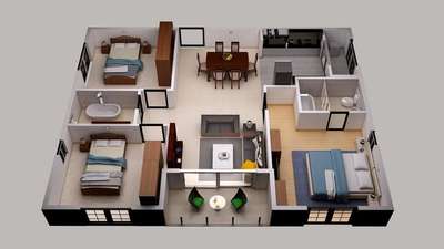 1000 rs me -3d floor plan banvaye 
 #3d  #3Dfloorplans