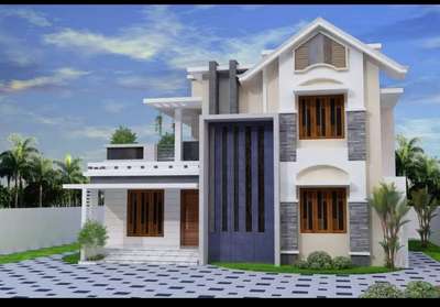 പ്രദീപ് ചുനക്കര ചൂ രല്ലൂർ 4Bhk.. #keralastyle  #budget_home_simple_interi