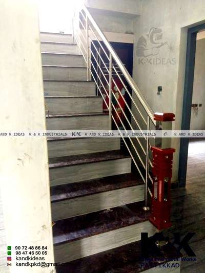 #StaircaseDecors  #stainless-steel