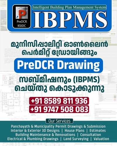 *PREDCR DRAWINGS AND IBPMS SUBMISSION *
IBPMS AND PREDCR SUBMISSION FOR MUNICIPALITY BUILDING PERMISSION