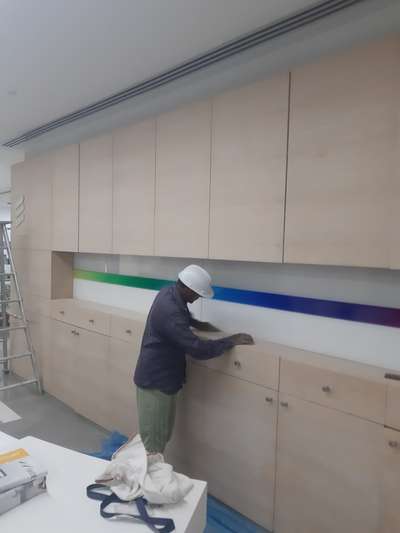 PU polish work with material ASF Company Gurgaon