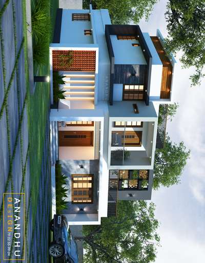 3 d exterior ## 
contemporary home....