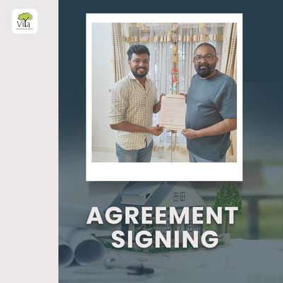 Grateful for the trust! Our latest agreement signing marks another step in delivering stunning designs and quality construction. Let’s build something extraordinary!

#Turnkey Construction
#Kerala Architecture
#Interior And Exterior Design
#Home Building Journey
#Modern Home Design
#Tropical Style Homes
#Kerala Style Homes
#Dream Home Builders
#Custom Home Design
#Construction Company
#New Project Alert
#Home Renovation
#House Design Ideas
#Luxury Home Design
#Building Dream Homes
#Interior Inspiration
#Architecture Lovers
#Kolo App Designs
#Client Trust
#Creative Spaces #kochi #kottayam #thrissur #viyaconstructions #viyabuilders #viya