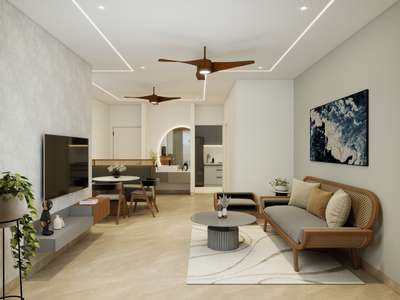 proposed Interior work at karimugal, kochi with budget  #LivingRoomInspiration  #Architectural&Interior  #interiorcontractors
