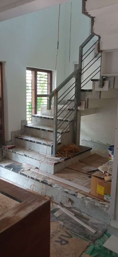 GI staircase handrail work