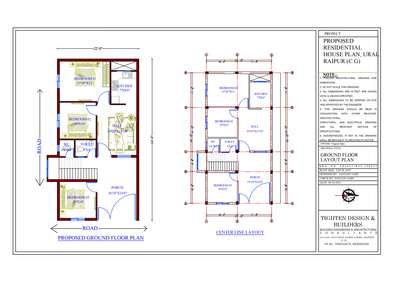 ground floor plan
 #20x44houseplan #architecturedesigns #raipurarchitect #HouseDesigns #traditionl #floorplan