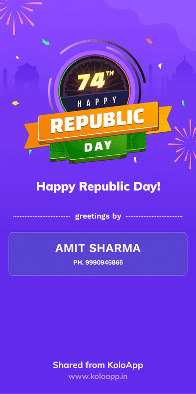 happy republic day Jay hind