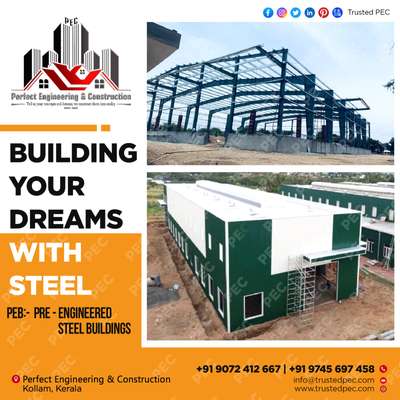 Building Your Dreams with steel..!


Reach us at: 📞+91 9072412667
📞+91 9745697458

WhatsApp: https://wa.me/c/919072412667

📧Email:	info@trustedpec.com

🌐Visit us: www.trustedpec.com

Please, Follow any links that you can quickly like, share and contact..!

📌https://www.facebook.com/trustedpec
📌https://www.instagram.com/trustedpec

📌https://twitter.com/trustedpec
	
📌https://in.pinterest.com/trustedpec
	
📌https://g.page/perfect-engineering-construction
	
📌https://www.linkedin.com/company/perfect-engineering-construction
	
📌https://www.youtube.com/channel/UCO-ujlAX8NFF4sMC4wLlZ9A
  #-
-
-
-
#PEB#PreEngineeredSteelBuildings#PEC#Perfectengineeringandconstruction#Factories#Workshops#SteelBuilding#MetalStructure#SteelConstruction#DurableDesign#IndustrialBuildings#SteelArchitecture#MetalBuilding#StrongAndSturdy#SteelFrame#CustomMetalBuilding#CommercialConstruction#SteelFabrication#PrefabSteelBuilding#VersatileDesign#MetalRoofing#ResidentialSteelBuilding#SteelStructure