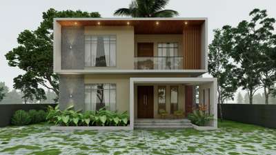 residence @ nilampur
area : 850sqft 
 #kerlahouse  #ContemporaryHouse  #HouseDesigns  #architecturedesigns  #architecturekerala