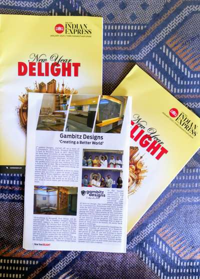 It's with great pride that we are announcing that Team Gambitz was featured in the New Year Edition of Indian Express Magazine "New Year Delight". 

Thank you Indian Express. Thank you everyone for the support.👍🏻💐

#theindianexpress #interiordesigers #interiorstylist #interiorinspiration #interior #interiordesignkerala #constructionproject #constructionprojects #constructioncompany #ConstructionCompaniesInKerala #trivandrum #trivandrumbuilders