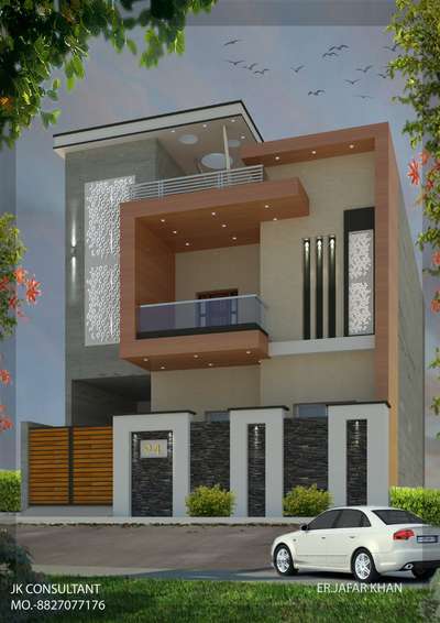 front elevation design at Indore site
