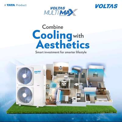 Get your Home cooling with Mini VRF system  #HVAC  #commercial_building  #Architectural&Interior