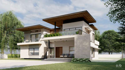 #architecture #exterior_Work  #reelinstagram  #kolopost  #ContemporaryHouse  #tropicaldesign  #HouseDesigns