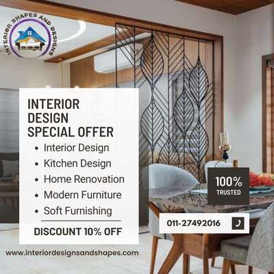 Get 10% off on the occasion of completing 50k followers on Facebook.

#interiordesign #discount #50kfollowers #facebook #instagram #bedroom #homerenovation #diningroom #interiordesignservice #interiorshapes #interiors #livingroomdesign #luxurylivingroomdesign #luxuryinteriors #luxuryhome #offers #10 #interiorlovers #furniture #falseceiling #diningtable #interiorshapesandesigns #homerenovation #modernfurniture #softfurnishings #kitchendesign #LUXURY_INTERIOR #Sofas #DiningTableAndChairs #LivingRoomPainting