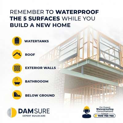 Elegant provides you Waterproofing service from Damsure - Award winning brand for waterproofing in kerala which works for ISRO, Labour India, Safari channel etc. 

#WaterProofings  #WaterProofing #Water_Proofing  #bathroomwaterproofing  #roofwaterproofing  #belowgroundwaterproofing