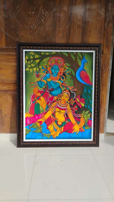 mural krishna radha for sale