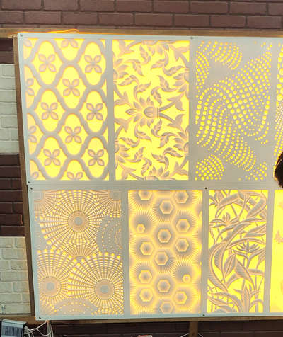 wall panel  #corian3dface  #corianmandir   #coriandesign