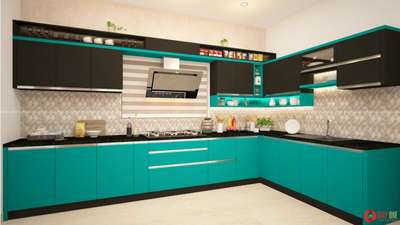 A stylish green kitchen for cool cooking