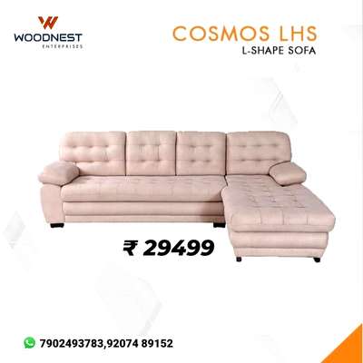 "Decorate your home with us"

Type - L Shape Diwan  SOFA
Dimensions - H 34". × W 113" × 74 "( All dimensions in inches)
Seating Height - 17"
Warranty - 5 year's
Assembly - Carpenter assembly
Room type - Living
Primary metrial - Fabric
