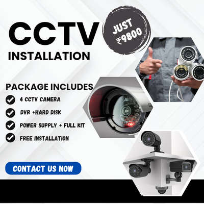 𝗚𝗲𝘁 𝘆𝗼𝘂𝗿 𝗖𝗖𝗧𝗩 𝗛𝗼𝗺𝗲 𝗦𝗲𝗰𝘂𝗿𝗶𝘁𝘆 @ 𝗝𝘂𝘀𝘁 9800/-

 #CCTV #OrionInfotech