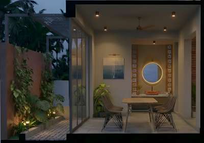 Reimagining the dining space 

A proposed renovation that blends comfort, functionality, and Tropical design.
#tropicalarchitecture #keralaarchitecture #diningdesign