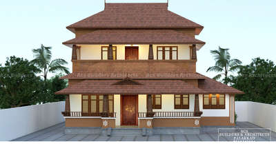 new project Design @palakkad
Area 2200 sqft.
provided traditional look. inside of this house we are planing to provide modern style.like open kitchen etc. this house inlcude 4 Bedrooms all are attached. and a living room, dinning with family seating...

contact us for your interior and exterior requirments 9567345115 #KeralaStyleHouse #keralahomedesignz #TraditionalHouse
