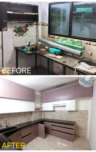 Kitchen Renovation  #KitchenIdeas  #LShapeKitchen #KitchenRenovation #ModularKitchen