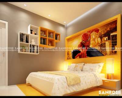 Kids Room designed as clinte requirement.   3D view  V/S Site # kidsroom