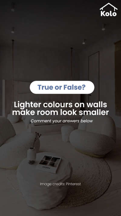 So what do you think? Is it True or False?

Test your knowledge of home construction with our true or false series and learn more about design and other elements of construction.

Learn new words of home construction with our quiz series on Kolo Education 👍🏼

Learn tips, tricks and details on Home construction with Kolo Education.

If our content has helped you, do tell us how in the comments ⤵️

Follow us on @koloeducation to learn more!!!

#education #architecture #construction #building #interiors #design #home #interior #expert #koloeducation #quiz #lightercolours