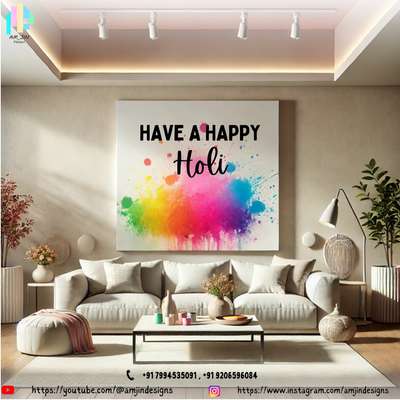 May your home be as colorful and lively as Holi itself. Happy Holi!