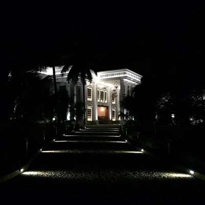 Outdoor #landscape #landscapelighting #lighting #facade #neoclassicaldesign #luxuryvillas