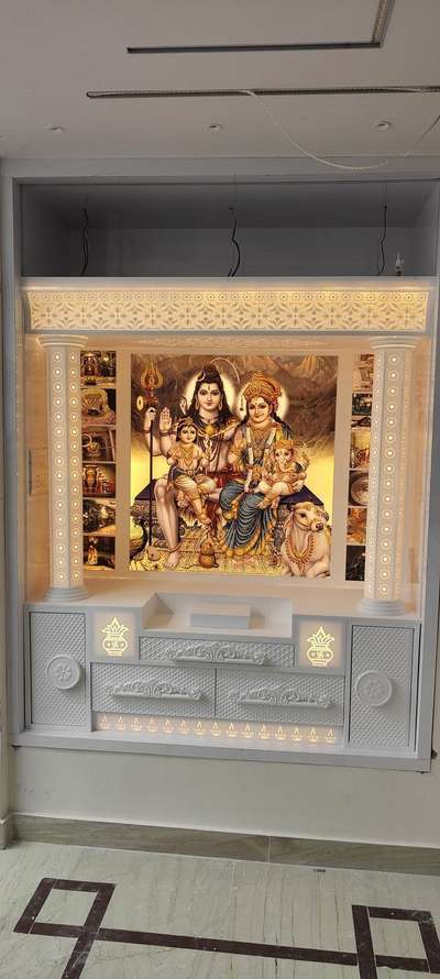 Designer Corian Temple shiv parivar colour #mandirdesign  #InteriorDesigner  #Architect  #architecturedesigns  #Contractor  #Carpenter  #WallDecors  #carving   #cncwoodcarving  #cncwoodrouter  #HouseDesigns  #Architectural&Interior  #interiorpainting  #buldingdreamhome  #buldingproductes  #Plywood  #TeakWoodDoors    #3d  #wood+ss+glass  #corianmandir  #coriantemple  #corianacrylic  #solidsurface  #shivji  #shiv