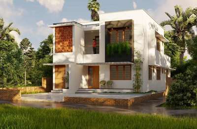 Residence Exterior  #Kollam #mayyanad 
#3d work
#sketchupmodeling