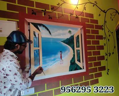 My wall painting 3D windows
