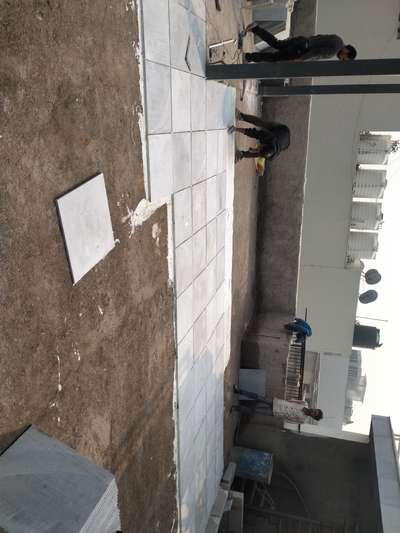 terrace Kota stone installation