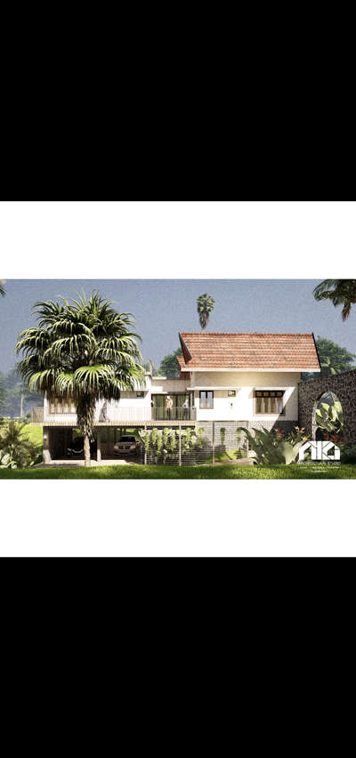 Proposed Residence for Mr. Paulose, Thrissur, Kerala 
Design: ATG Architectural Studio 
Project: cliff_homes_and_developers
Area: 2900sq.ft
style: Tropical Modernism #tropical_modernism #architect #traditional_contemporary #Home🏡 #design #keralahomedesignz #KeralaStyleHouse #MrHomeKerala #keralaarchitectures #keralaplanners #keralahomeinterior #kerala_architecture 
Follow for more ❤️