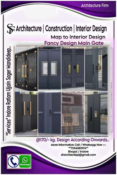 sf interior / exterior design expert..                          all type main gate... making.... new luxury looks...  m.p. services...contact us..##sfbpl##