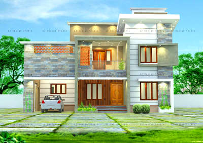 #architecturedesigns #Architectural&Interior #HouseDesigns #3d #ElevationDesign #exteriordesigns #kasaragod