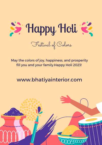 May the colors of joy, happiness, and prosperity fill you and your family.Happy Holi 2023!   #happyholi2023 #happyholi