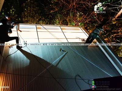 #PolycarbonateSheetRoofing  #glads  #sheetwork