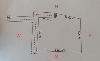 ഈ plot-ന് പറ്റിയ നല്ലൊരു plan പറഞ്ഞു തരുമോ... small, cute & modern...
max 850 sqr ft