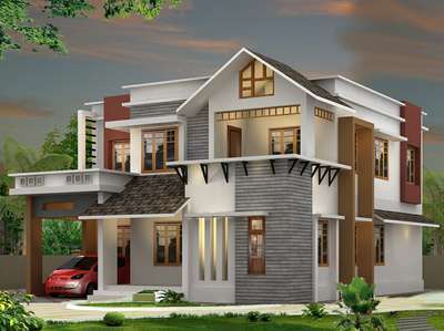 Contemporary house, location calicut  #HouseDesigns  #mallu  #pravasimalayali  #Kerala home