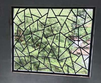 contemporary style open grii work
 #SteelWindows