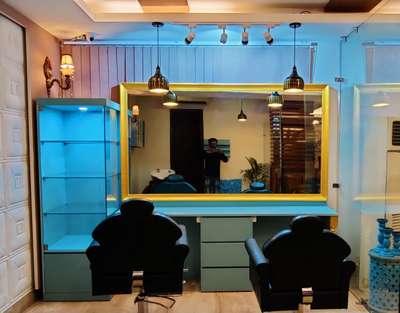salon hair cut corner design  #InteriorDesigner #salonrenovation #Architect #LivingroomDesigns #InteriorDesigner #Designs #professional