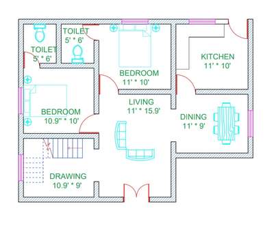 #2d  #2DPlans #HouseDesigns  #autocad