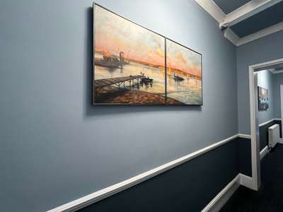 30 of my works are on permanent display at the St Andrews Hotel in Exeter, UK.