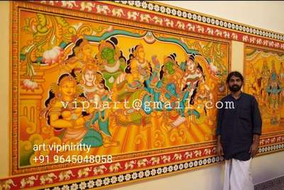 *premium mural painting on wall & canvas*
kerala Traditional mural painting on wall price depends total size and work Complexity