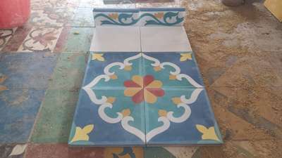 #athangudi tile #chettinad  #FlooringTiles  # flooring design #TraditionalHouse  #TraditionalStyle  #athangudi  #hand made design #karakudi  #Malappuram  #house construction #HouseDesigns  #FlooringServices  #FloorPlans  #FlooringExperts  #FlooringIdeas  #tradition  #blue and white combination  #white  #flowerdesigns  #flowerpattern  #flower  #flower tile