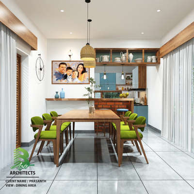 Family moments made sweeter around this wooden table 🌿

Client : Prasanth
Area : Dining